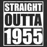 Straight Outta 1955 70th Birthday Adult Drive Performance Visor