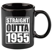 Straight Outta 1955 70th Birthday 11oz C Handle Ceramic Mug