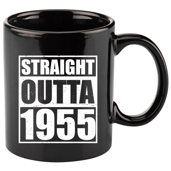 Straight Outta 1955 70th Birthday 11oz C Handle Ceramic Mug