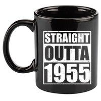 Straight Outta 1955 70th Birthday 11oz C Handle Ceramic Mug