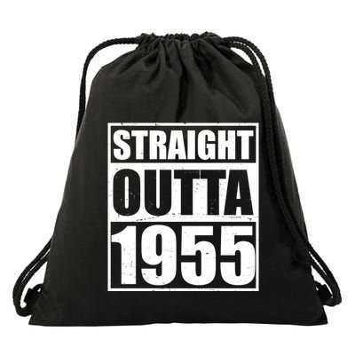 Straight Outta 1955 70th Birthday Drawstring Bag