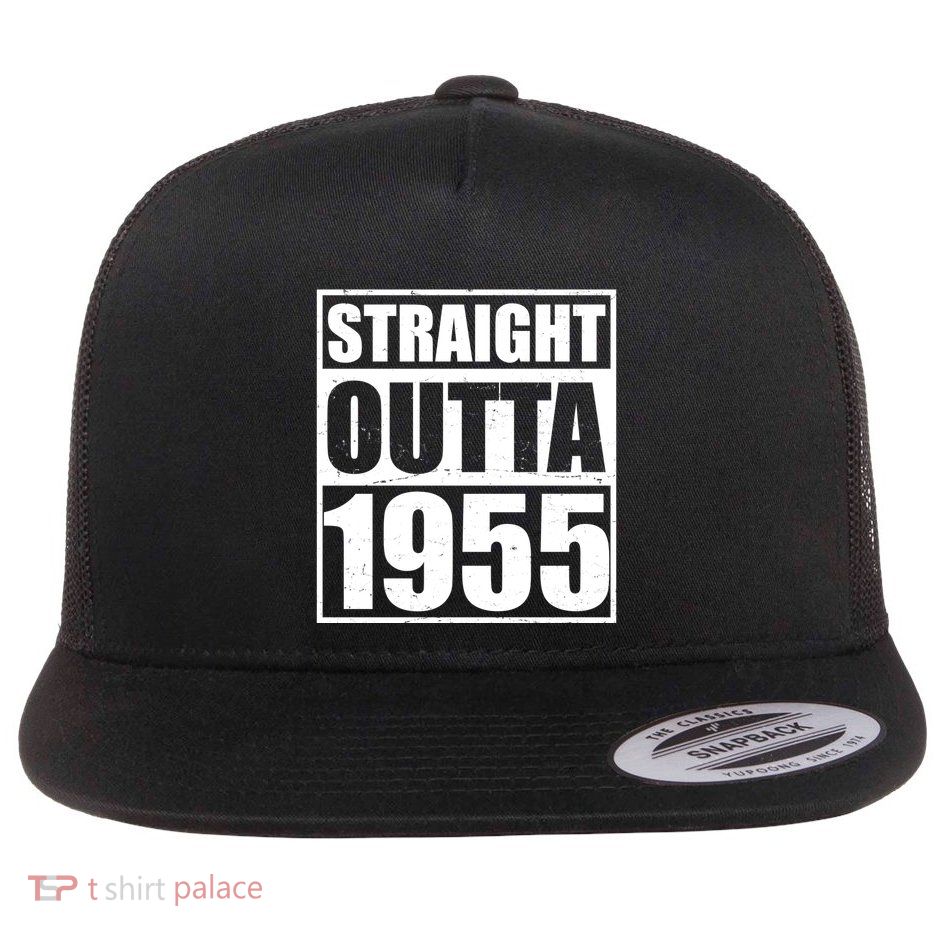 Straight Outta 1955 70th Birthday Flatbill Hat