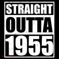 Straight Outta 1955 70th Birthday Flatbill Hat