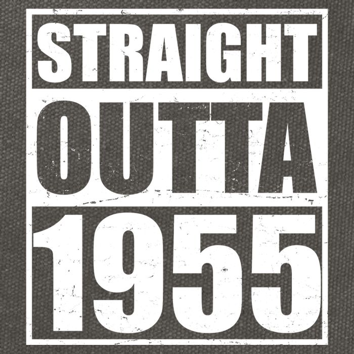 Straight Outta 1955 70th Birthday Cotton Canvas Backpack