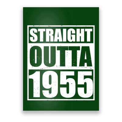 Straight Outta 1955 70th Birthday Poster