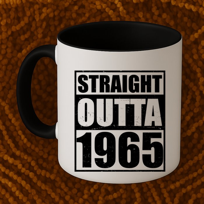 Straight Outta 1965 60th Birthday Mug