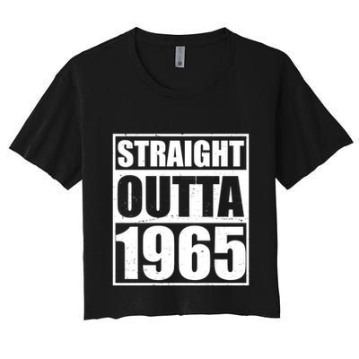 Straight Outta 1965 60th Birthday Crop Top