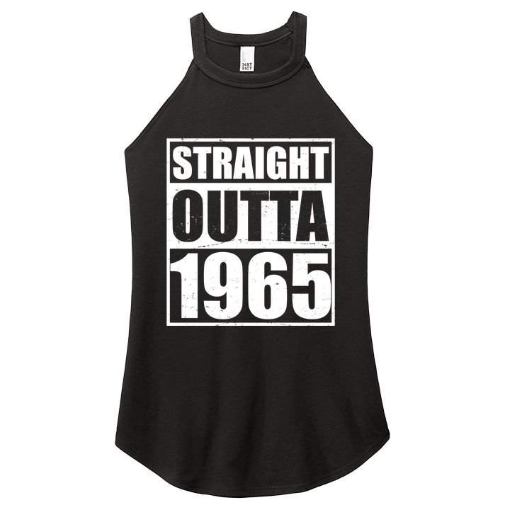 Straight Outta 1965 60th Birthday Women's Perfect Tri Rocker Tank