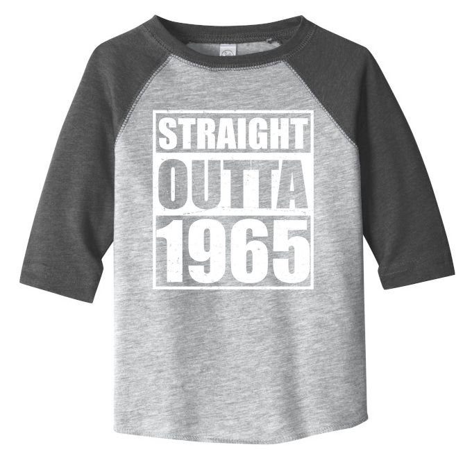 Straight Outta 1965 60th Birthday Toddler Fine Jersey T-Shirt