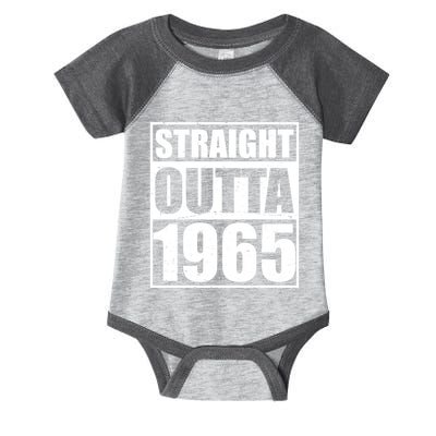Straight Outta 1965 60th Birthday Infant Baby Jersey Bodysuit