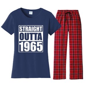 Straight Outta 1965 60th Birthday Women's Flannel Pajama Set