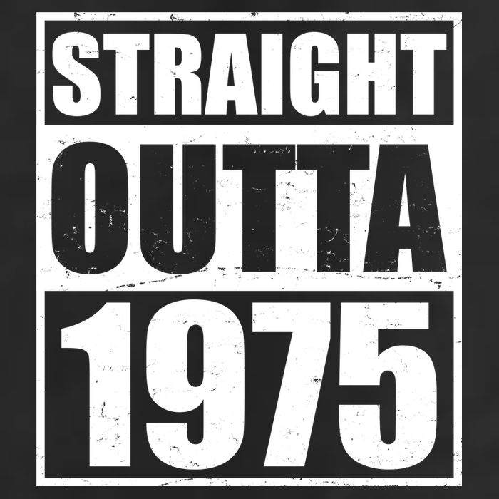 Straight Outta 1975 50th Birthday 7 Panel Mesh Trucker Snapback Hat