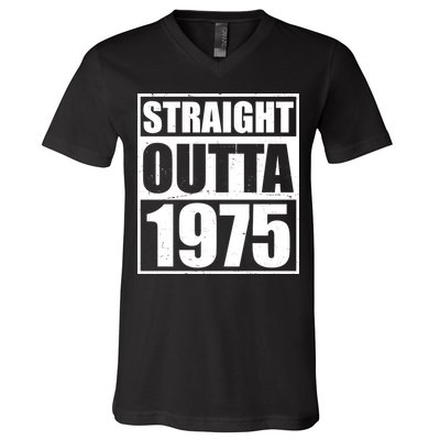 Straight Outta 1975 50th Birthday V-Neck T-Shirt