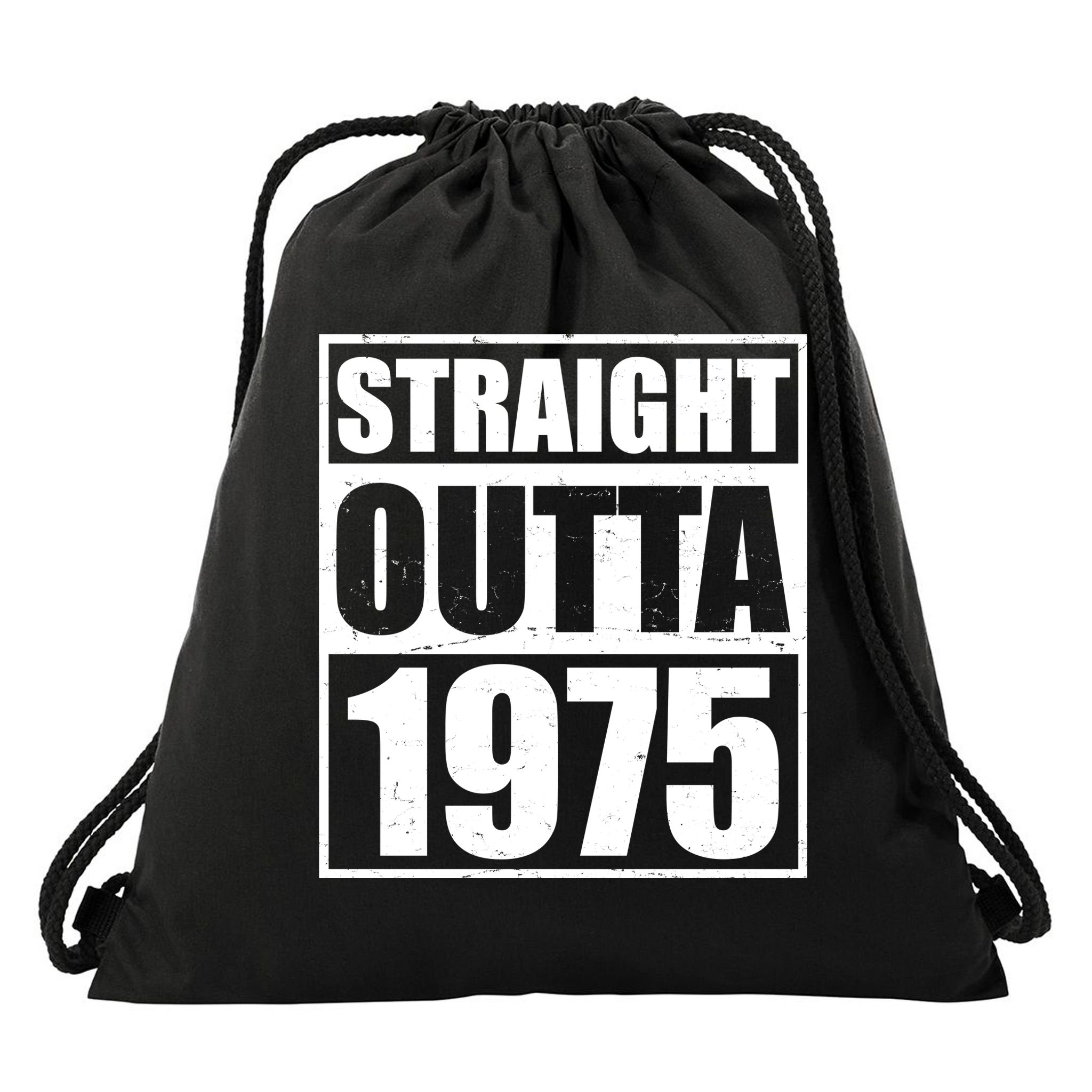 Straight Outta 1975 50th Birthday Drawstring Bag