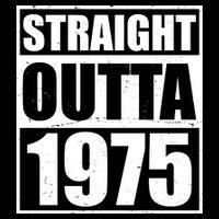 Straight Outta 1975 50th Birthday Drawstring Bag