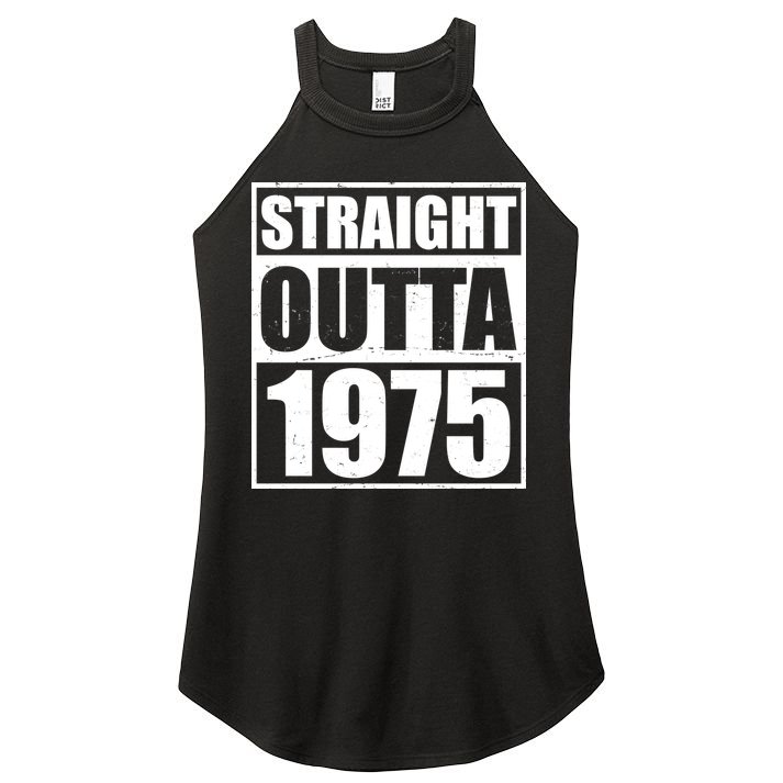 Straight Outta 1975 50th Birthday Women's Perfect Tri Rocker Tank