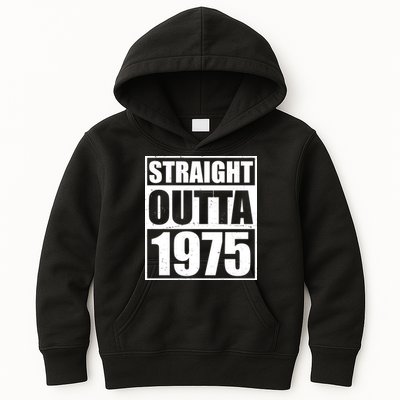 Straight Outta 1975 50th Birthday Kids Hoodie