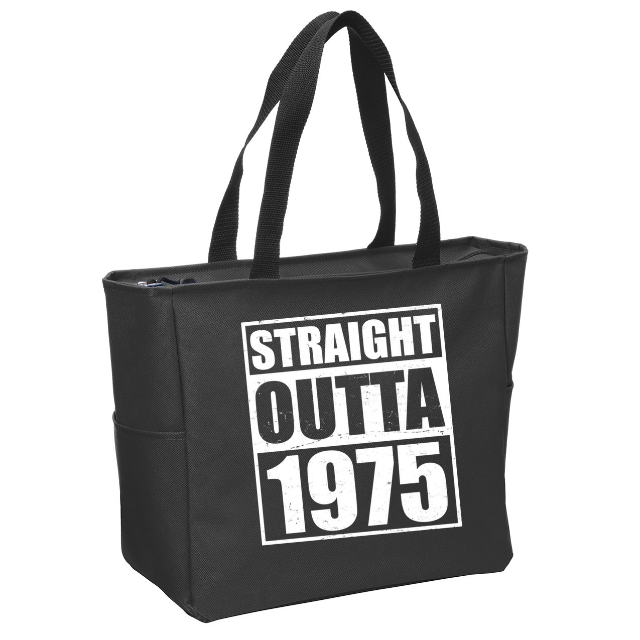 Straight Outta 1975 50th Birthday Zip Tote Bag