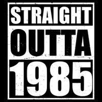 Straight Outta 1985 40th Birthday Flatbill Hat