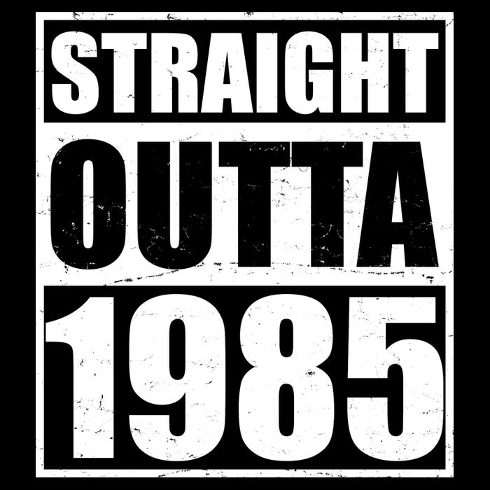 Straight Outta 1985 40th Birthday Flatbill Hat