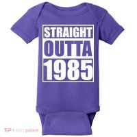 Straight Outta 1985 40th Birthday Baby Bodysuit