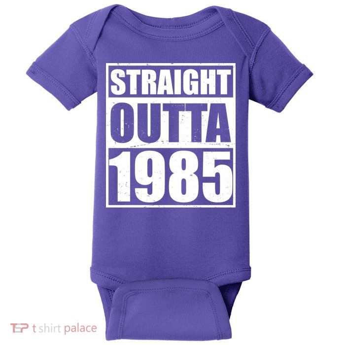 Straight Outta 1985 40th Birthday Baby Bodysuit