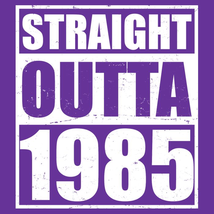 Straight Outta 1985 40th Birthday Visor