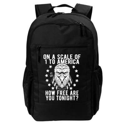 Scale Of 1 To America How Free Are You Tonight Eagle Daily Commute Backpack