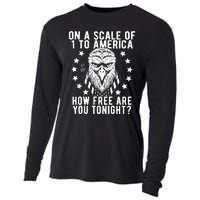 Scale Of 1 To America How Free Are You Tonight Eagle Cooling Performance Long Sleeve Crew