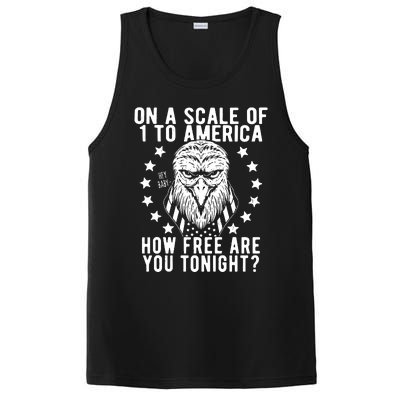 Scale Of 1 To America How Free Are You Tonight Eagle PosiCharge Competitor Tank