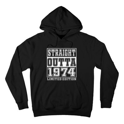 Straight Outta 1974 50th Birthday Gift Hoodie