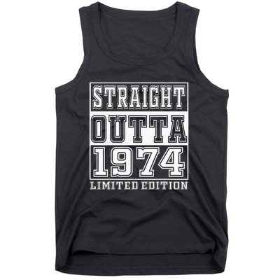 Straight Outta 1974 50th Birthday Gift Tank Top