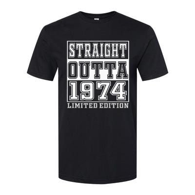 Straight Outta 1974 50th Birthday Gift Softstyle CVC T-Shirt