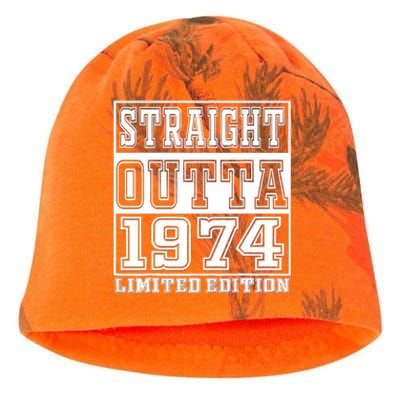 Straight Outta 1974 50th Birthday Gift For Men Women Kati - Camo Knit Beanie