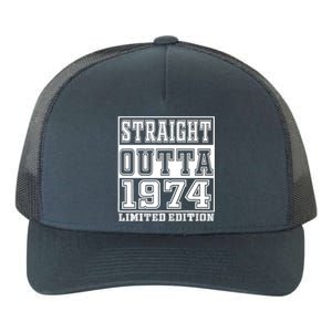 Straight Outta 1974 50th Birthday Gift For Men Women Yupoong Adult 5-Panel Trucker Hat