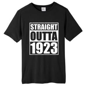 Straight Outta 1923 100th Birthday Tall Fusion ChromaSoft Performance T-Shirt