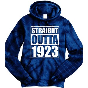 Straight Outta 1923 100th Birthday Tie Dye Hoodie