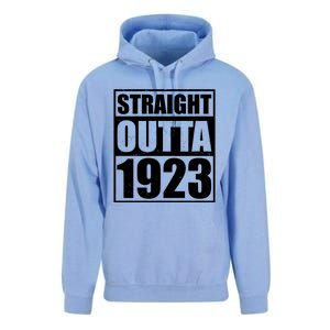 Straight Outta 1923 100th Birthday Unisex Surf Hoodie