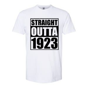 Straight Outta 1923 100th Birthday Softstyle CVC T-Shirt