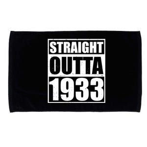 Straight Outta 1933 90th Birthday Microfiber Hand Towel