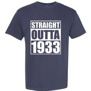 Straight Outta 1933 90th Birthday Garment-Dyed Heavyweight T-Shirt