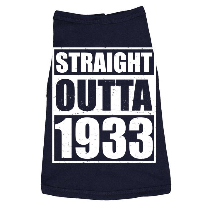 Straight Outta 1933 90th Birthday Doggie Tank