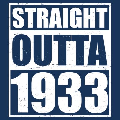 Straight Outta 1933 90th Birthday T-Shirt