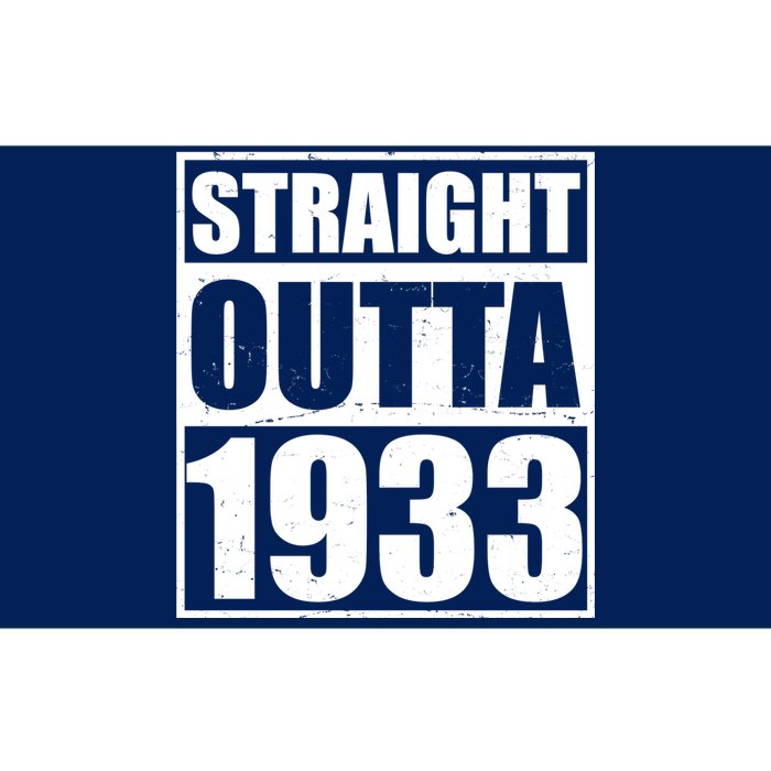 Straight Outta 1933 90th Birthday Bumper Sticker