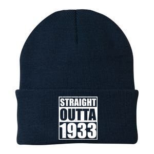 Straight Outta 1933 90th Birthday Knit Cap Winter Beanie