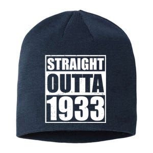 Straight Outta 1933 90th Birthday Sustainable Beanie