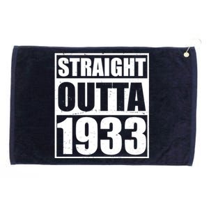 Straight Outta 1933 90th Birthday Grommeted Golf Towel