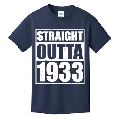 Straight Outta 1933 90th Birthday Kids T-Shirt