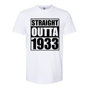 Straight Outta 1933 90th Birthday Softstyle CVC T-Shirt