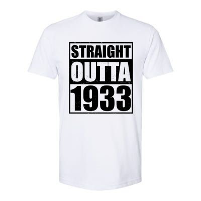 Straight Outta 1933 90th Birthday Softstyle® CVC T-Shirt